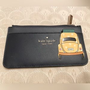 Kate Spade Taxi Cab Beep Beep Large Slim Card Holder
